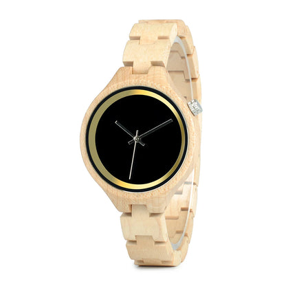 BOBOBIRD-Montre à quartz en bois pour hommes et femmes, bracelet en bois de marque supérieure,