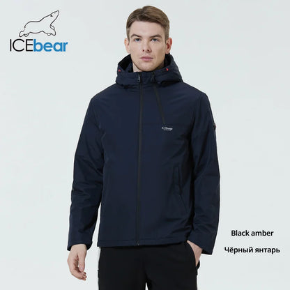 ICEbear-Manteaux de printemps pour hommes, veste élégante avec capuche, vêtements de marque de haute qualité, MWC216Également D, 2024
