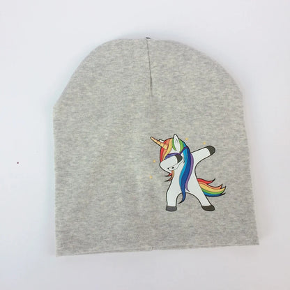 Chapeau de bébé en coton, printemps automne, mode monstre dinosaure licorne, bonnet pour enfants, garçon et fille, chapeau pour enfants