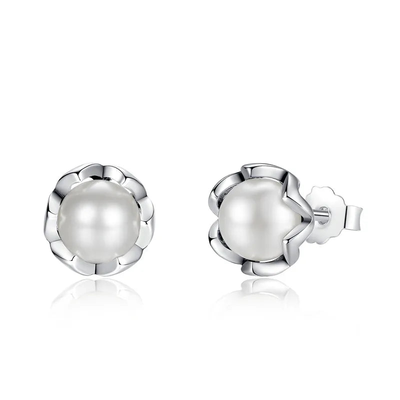 WOSTU mode chaude 100% 925 argent Sterling chanceux pour toujours boucles d'oreilles circulaires pour les femmes authentique Original bijoux cadeau