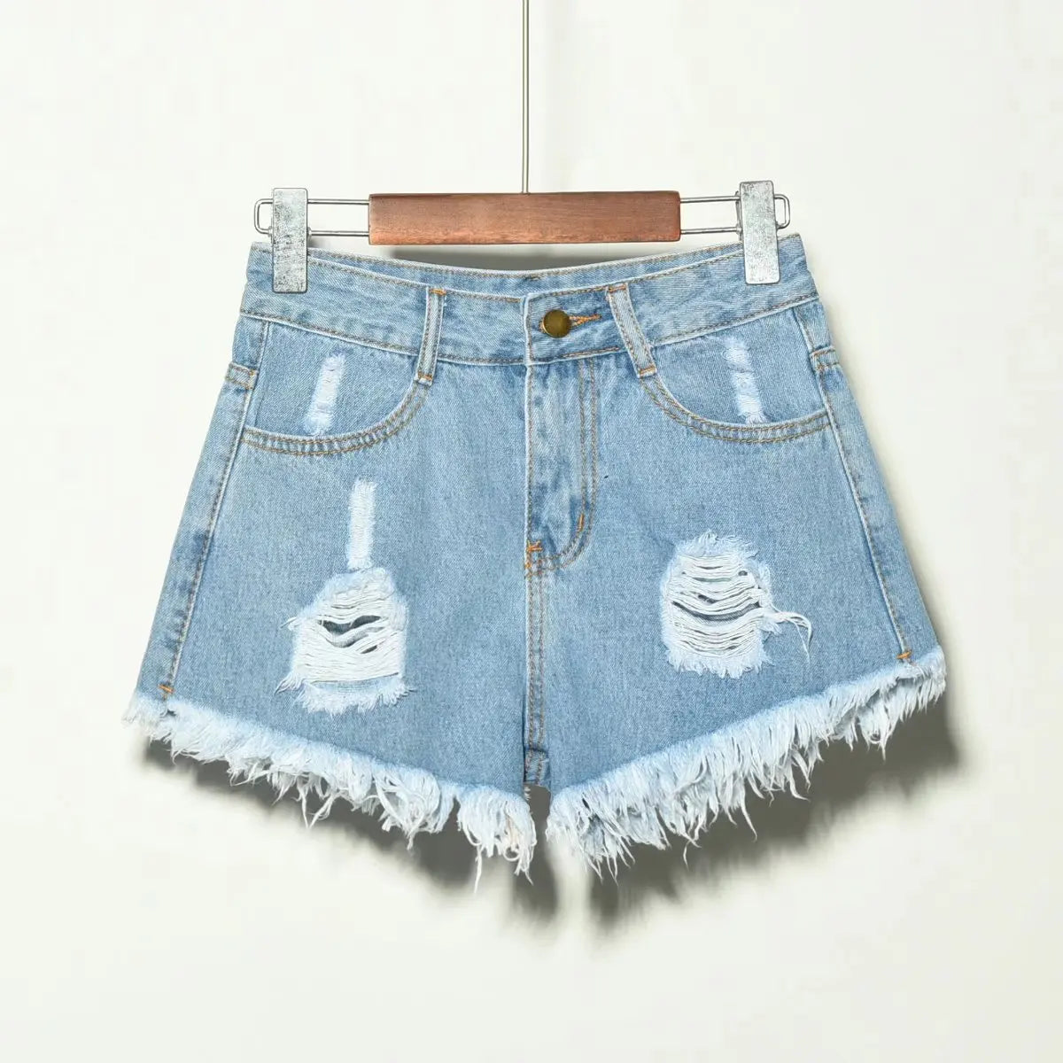 Trou irrégulier grande taille Denim Shorts Femme jean femmes taille haute court nouveau Femme Push Up maigre mince Denim Shorts 4XL