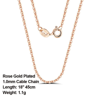 ORSA JEWELS véritable 925 collier en argent Sterling Figaro joint torique chaîne de cou torsadé serpent barre singapour boîte chaîne collier femmes 1