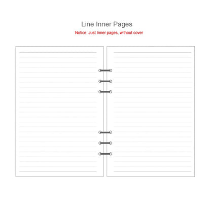 A6/A5 Vintage en relief en cuir PU