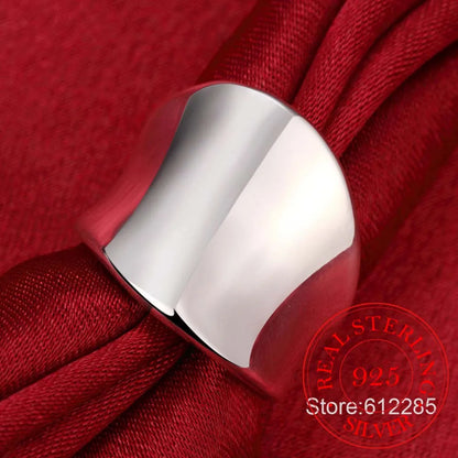 Bague en argent Sterling 925 pour femme, bijou De grande dimension,