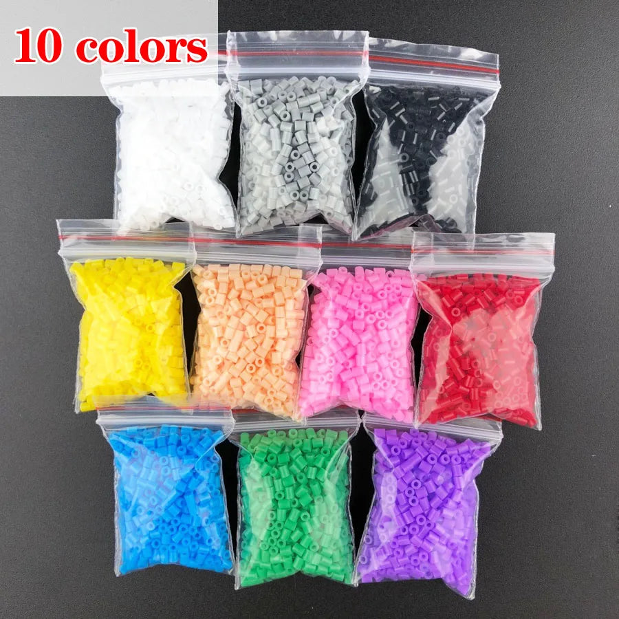 500 pièces/sac 2.6mm Hama perles PUPUKOU Perler perles de fer pour enfants puzzle éducatif bricolage jouets fusible perles panneau perforé