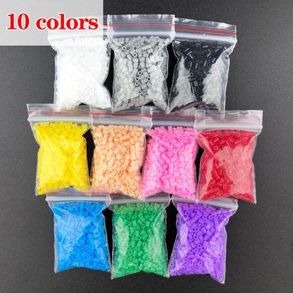 500 pièces/sac 2.6mm Hama perles PUPUKOU Perler perles de fer pour enfants puzzle éducatif bricolage jouets fusible perles panneau perforé