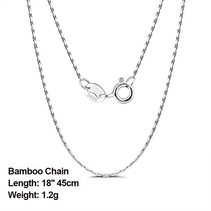 ORSA JEWELS véritable 925 collier en argent Sterling Figaro joint torique chaîne de cou torsadé serpent barre singapour boîte chaîne collier femmes 1