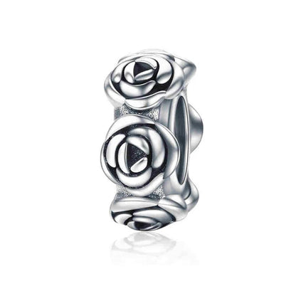BAMOER authentique 925 en argent Sterling chien empreinte animale chat coeur amour entretoise breloque idéal pour Bracelet l SCC594