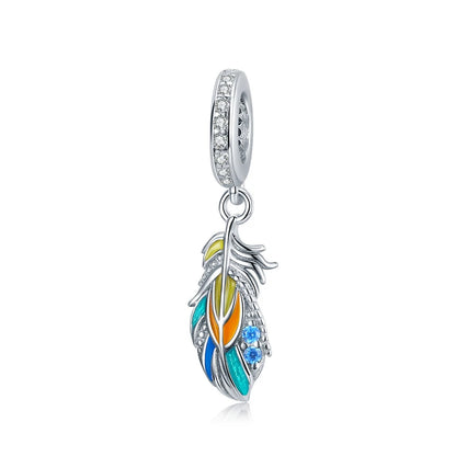 WOSTU 100% 925 argent Sterling balancent breloque maman papillon capteur de rêves perles ajustement Original bracelet à bricoler soi-même
