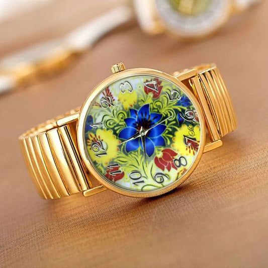 Shsby-Montre-bracelet à quartz en acier inoxydable pour femme,