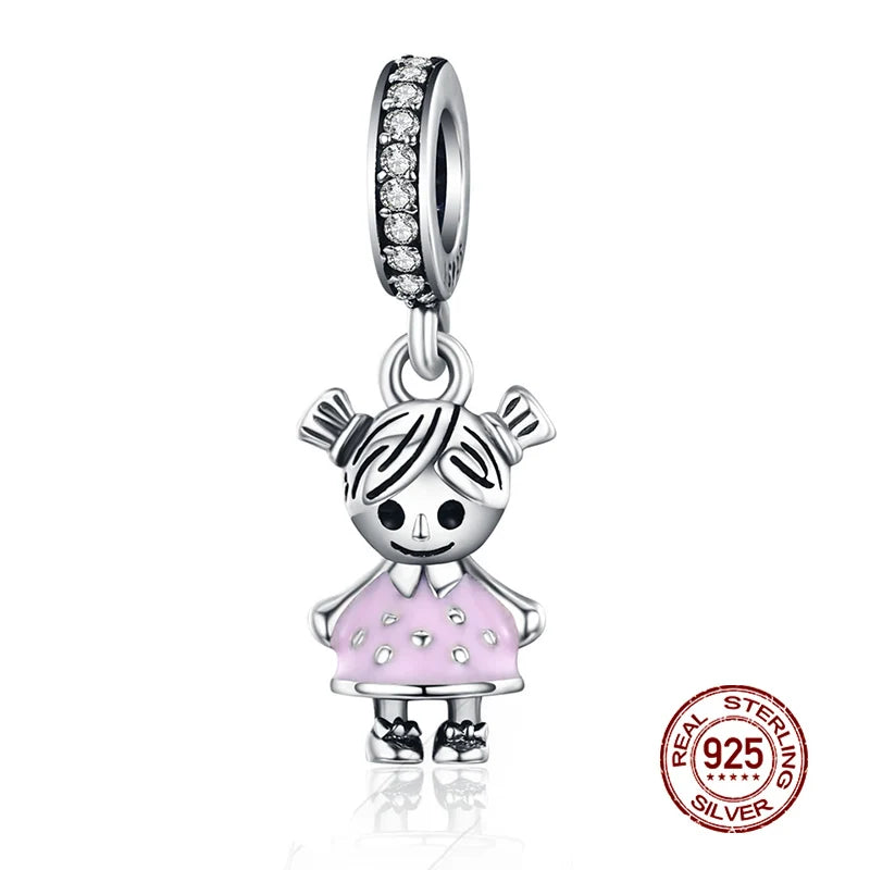 WOSTU breloque 100% authentique 925 en argent Sterling