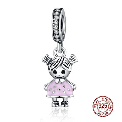 WOSTU breloque 100% authentique 925 en argent Sterling