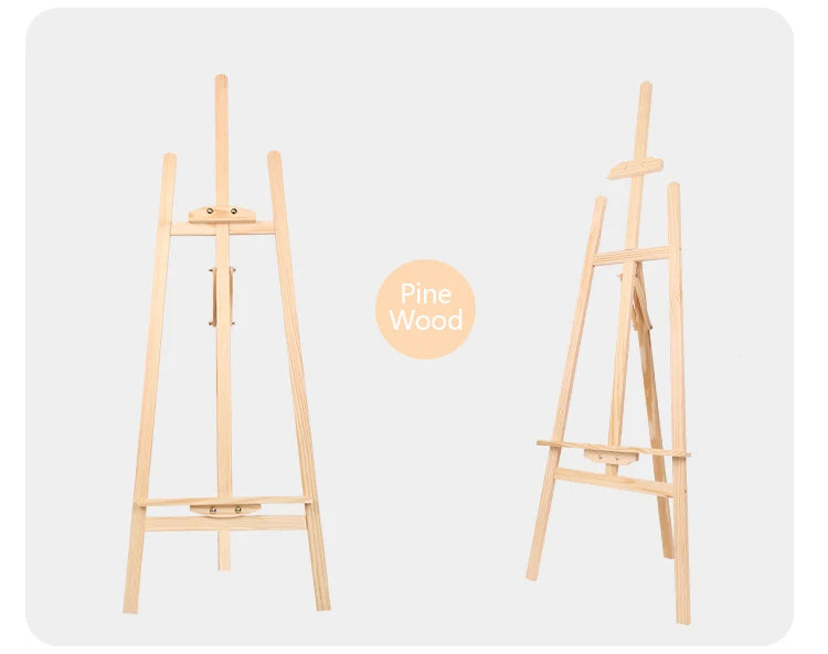 XINDI chevalet de peinture artistique en bois de pin réglable
