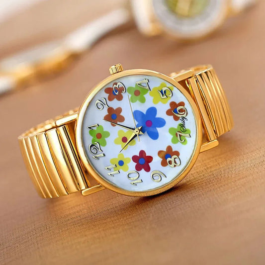 Shsby-Montre-bracelet à quartz en acier inoxydable pour femme,