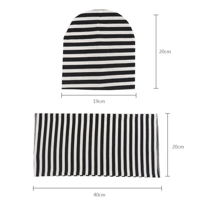 2 pièces bébé Bonnet chapeau écharpe ensemble coton enfants casquette pour filles garçons élastique couleur bonbon enfant en bas âge chapeau enfants accessoires infantile Bonnet