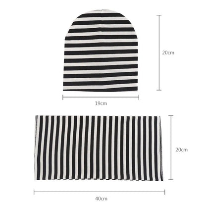 2 pièces bébé Bonnet chapeau écharpe ensemble coton enfants casquette pour filles garçons élastique couleur bonbon enfant en bas âge chapeau enfants accessoires infantile Bonnet
