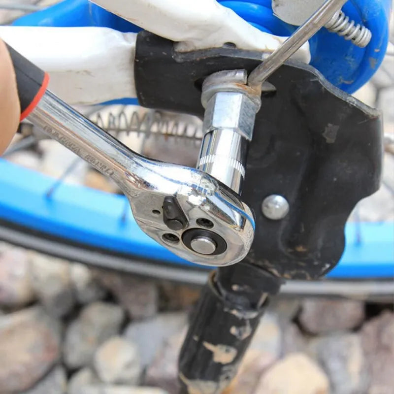 Douille à Tête Enveloppée, Outil à Double Extrémité, 4mm, 4.5mm, 5mm, 5.5mm, 6mm, 7mm, 8mm, 9mm, 10mm, 11mm, 12mm, 13mm, 14mm, 1/4 Pouces, 1 Pièce