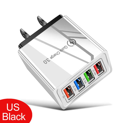 Chargeur USB 3A 4 ports USB Charge rapide 3.0