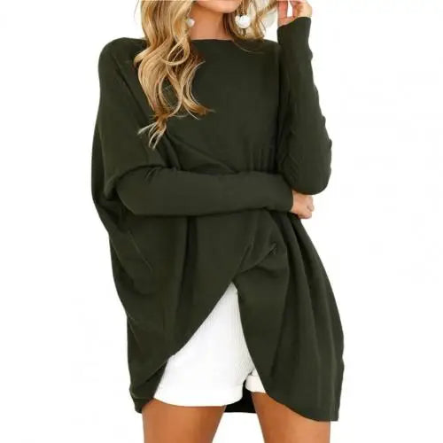 2021 nouveau automne femmes T-Shirts couleur unie printemps à manches longues décontracté T-Shirts col rond hauts longs amples pour les filles musulmanes