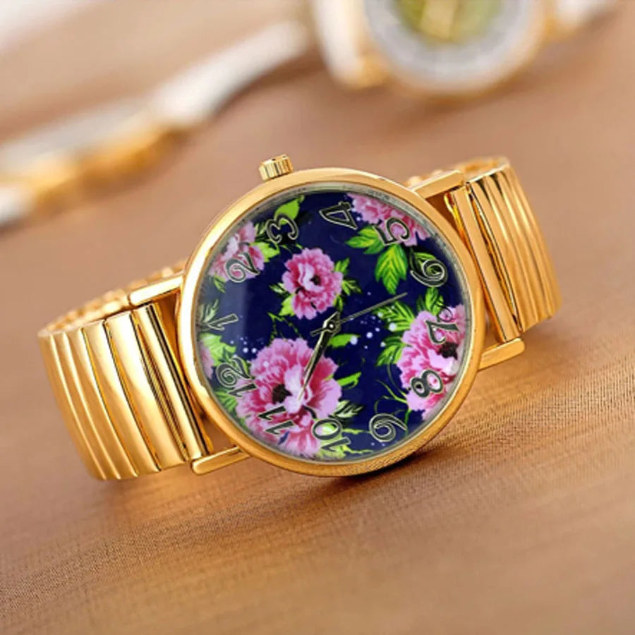 Shsby-Montre-bracelet à quartz en acier inoxydable pour femme,