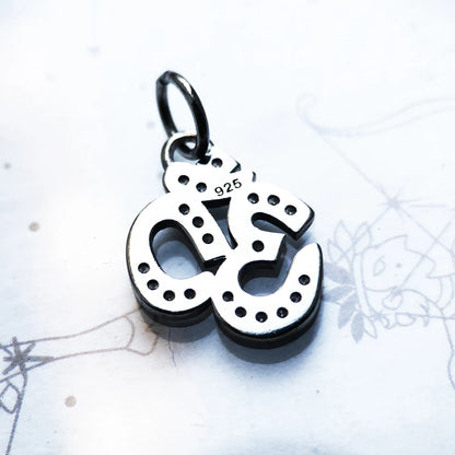 Pendentif Yoga OM Mani Padme Hum S, accessoires de bijoux Vintage de marque, cadeau en argent Sterling 925 pour femmes et hommes