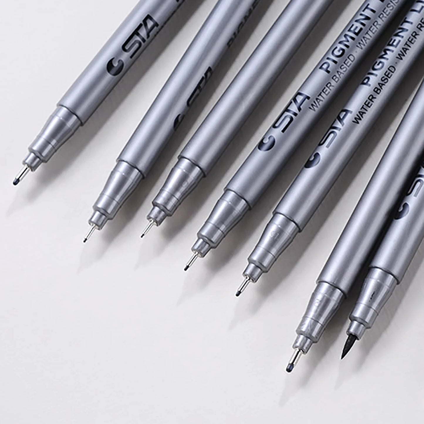 Marqueurs à pinceau à base d'eau pour fournitures d'art