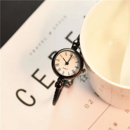 Montre-Bracelet repliable petite montre étanche, décontractée, Style coréen, Simple, à la mode