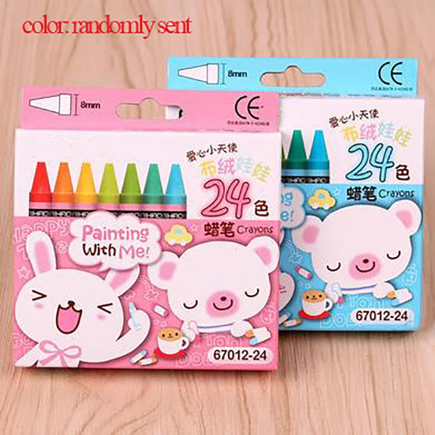 1 ensemble de crayons Pastel de couleur 8/12/24,