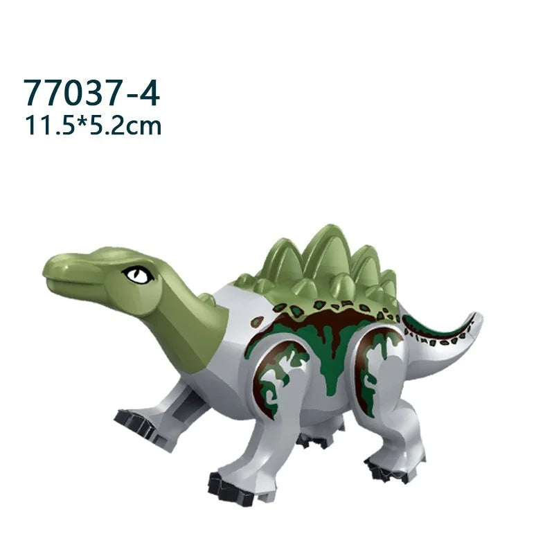 Mini bloc de construction jouet dinosaure jurassique Puzzle Animal tyrannosaure Rex ptérosaure bloc de construction jouet cadeau pour enfants