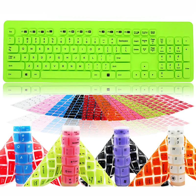 Logitech – housse de protection pour clavier de bureau, en silicone souple, étanche à la poussière et à l'eau, pour ordinateur portable, K310