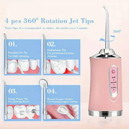 HAOYUNMA Kit d'Hygiène Dentaire, Comprend des Buses Standard et Orthodontiques 16 PIECES