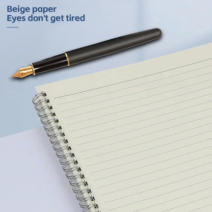 Cahier à spirale pour fournitures scolaires, 80 feuilles