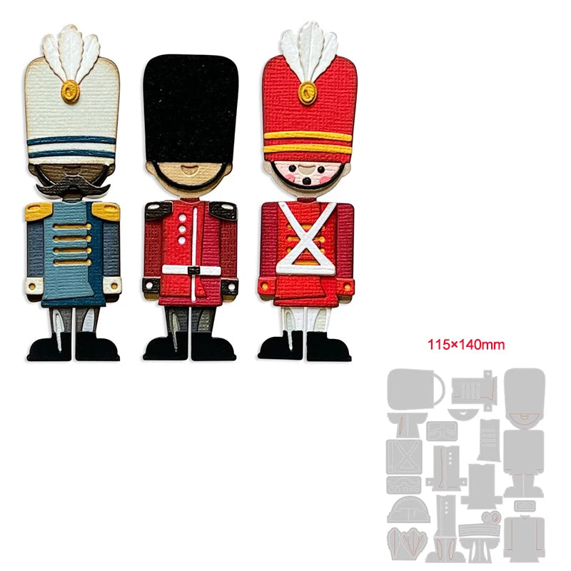 Matrices de découpe en métal, traîneau de renne de noël, JOY of NOEL, pour bricolage, artisanat de Scrapbooking, fabricant de cartes, modèle de gaufrage d'album Photo