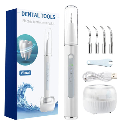 Détartreur de calcul dentaire visuel ultrasonique, nettoyeur de dents buccales