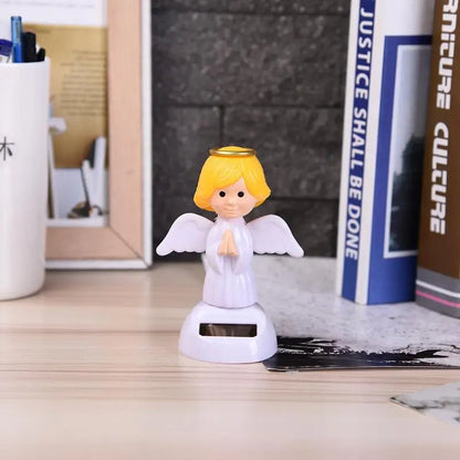 Décoration de bureau de noël pour la maison, danse solaire, père noël, élan, bonhomme de neige, cadeau de joyeux noël, accessoire pour la maison, décoration de Festival