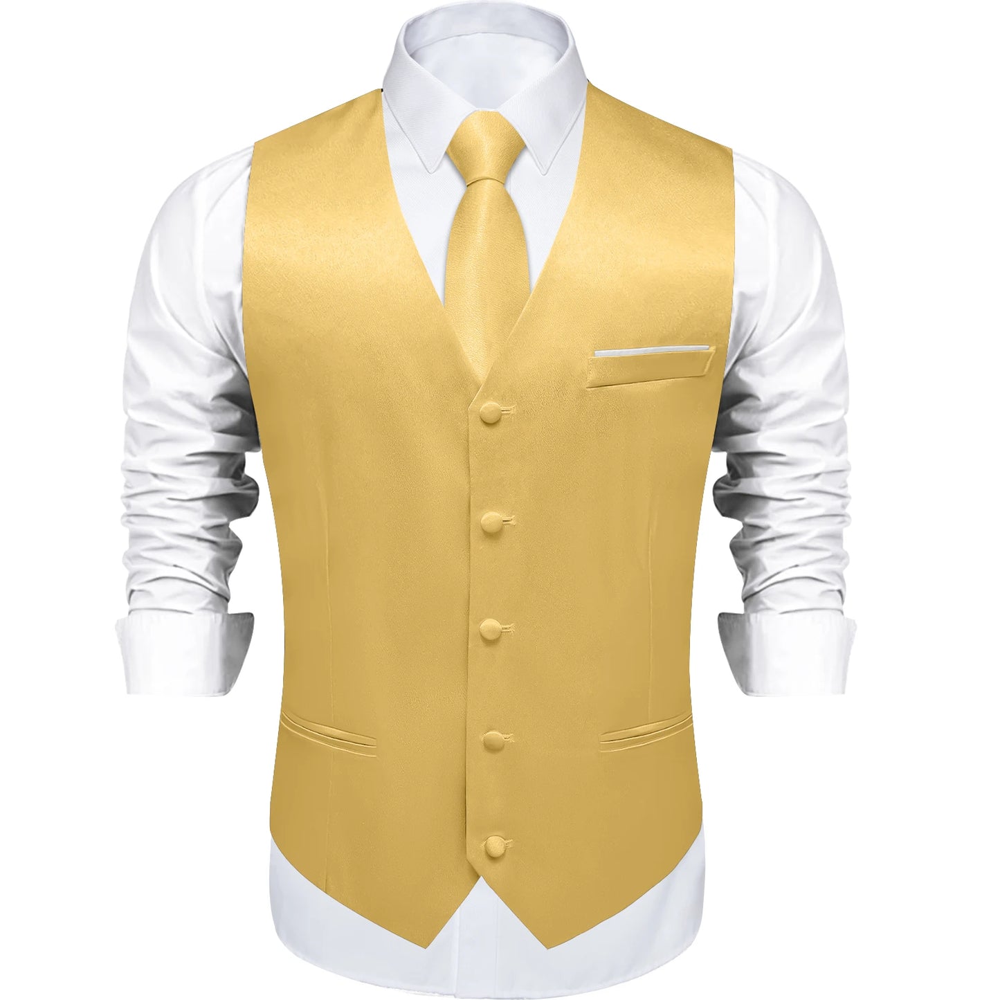 Costume en Satin solide, ensemble gilet et cravate, noir, blanc, bleu, rouge, smoking de mariage pour hommes, gilets d'affaires de luxe, bal de promo, veste sociale sans manches