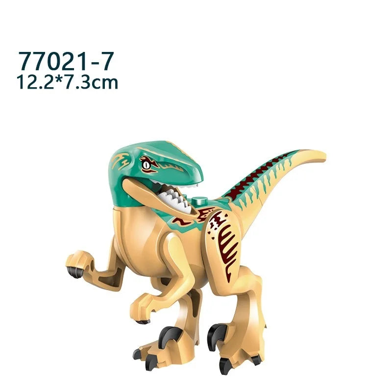 Mini bloc de construction jouet dinosaure jurassique Puzzle Animal tyrannosaure Rex ptérosaure bloc de construction jouet cadeau pour enfants