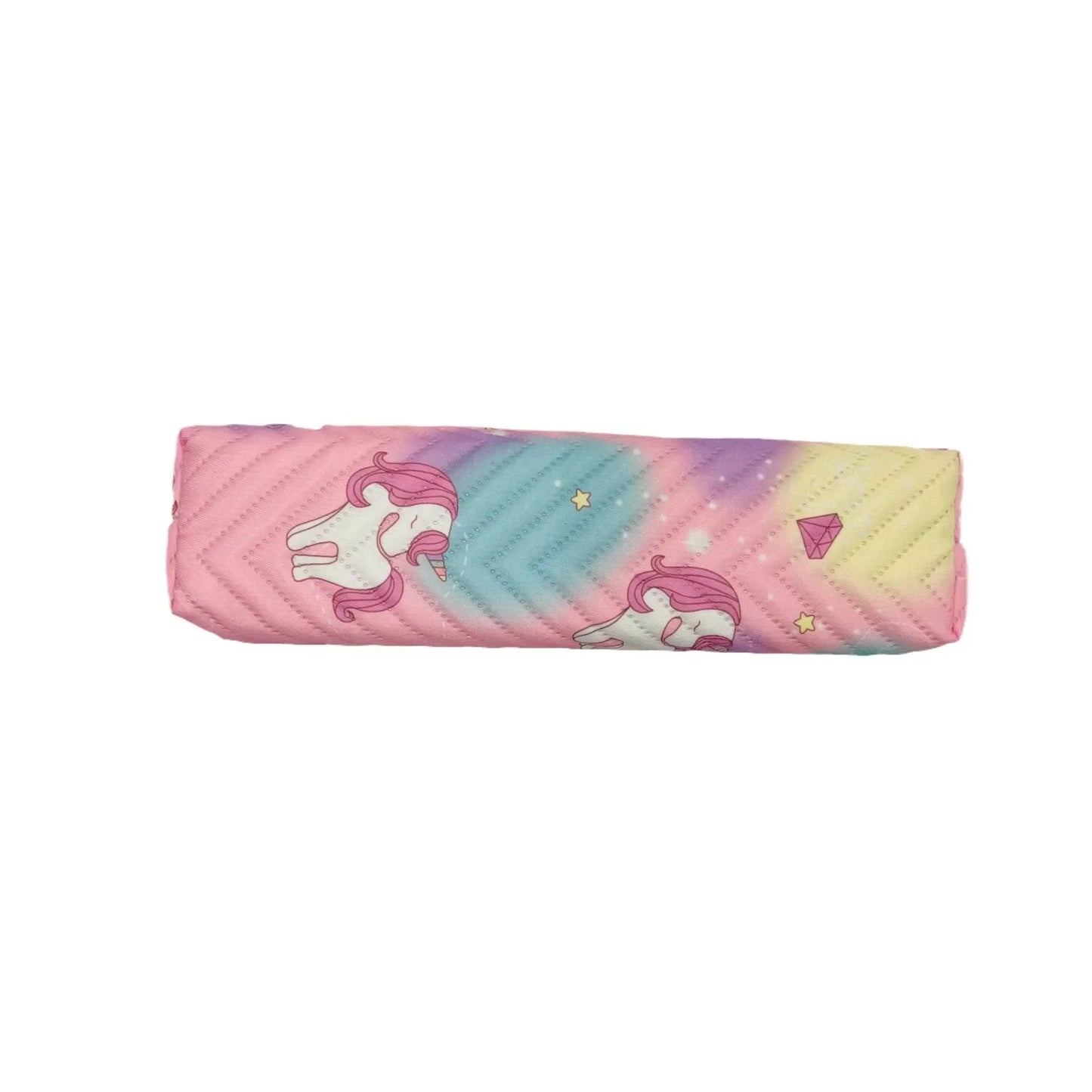 Sac à crayons dégradé licorne de rêve, 1 pièce, mignon, dessin animé, Oxford, papeterie Portable pour filles, lunettes, pochette cosmétique, fournitures scolaires Kawaii