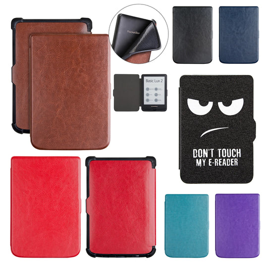 Étui en cuir pour Pocketbook Touch Lux 5 4 HD