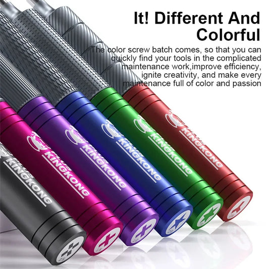 Kit de tournevis de réparation universel pour l'entretien des tablettes de téléphone portable, mécanique KING KONG PLUS, pilotes de boulons à ouverture Extra dure