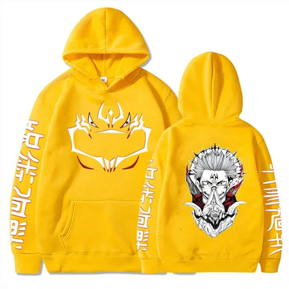Jujutsu Kaisen Anime vêtements Satoru Gojo imprimer à capuche hommes sweat à capuche pour femme répandu Streetwear Harajuku Manga unisexe sweat