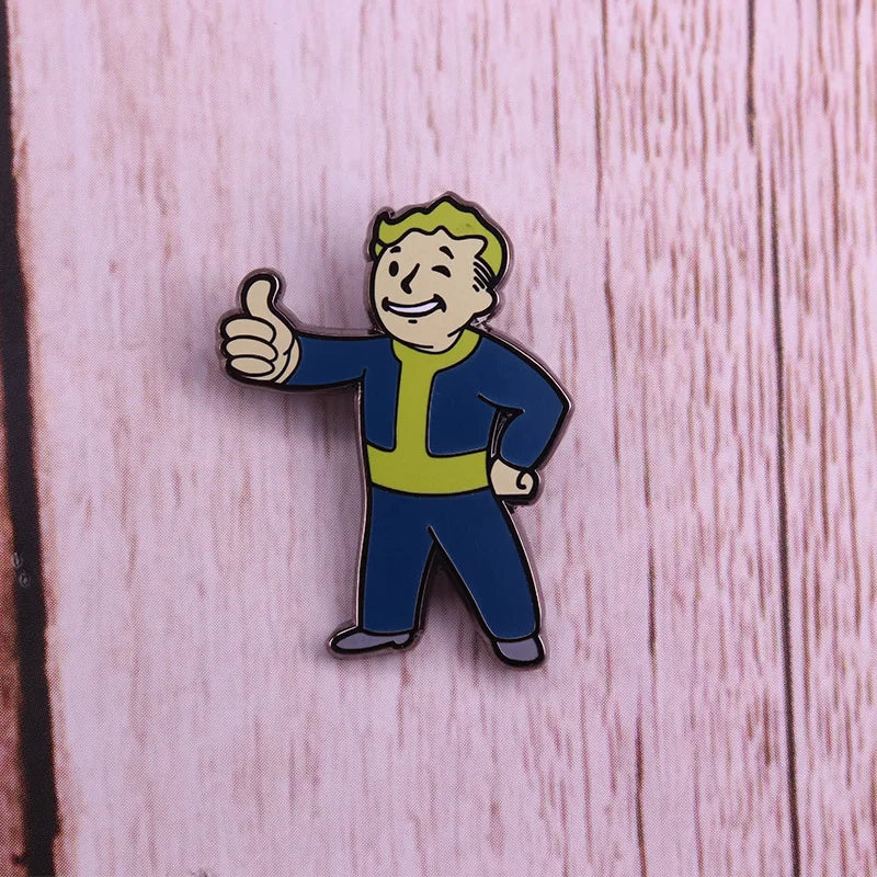 Épingles en émail dur de collection de jeux créatifs, broche d'insigne d'anime pour garçons, sac à dos,
