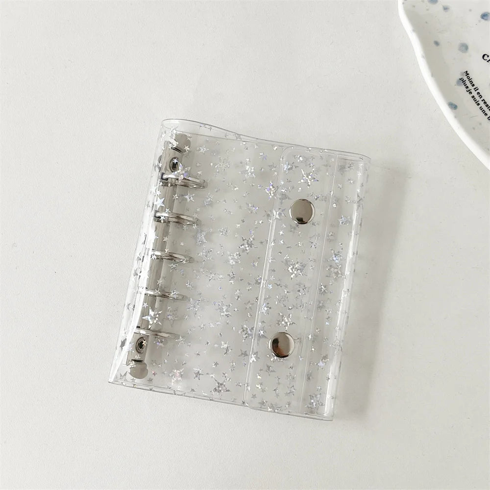 Mini classeur étoile scintillante