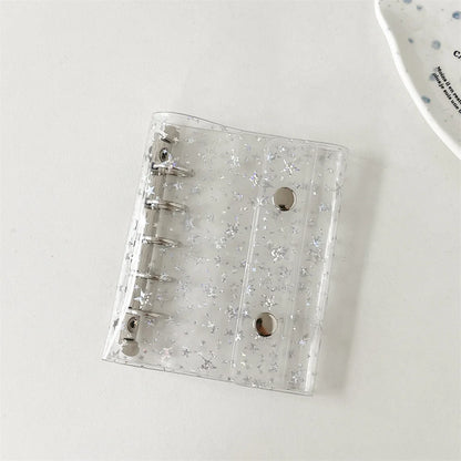 Mini classeur étoile scintillante