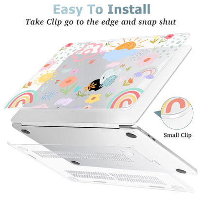 Étui d'été imprimé cristal pour MacBook