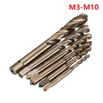 M3-M10 Tap HSS asile alt M35 Machine Sprial Flûtes Robinets MeaccelerScrew Tap Main Droite Outils De Réparation Accessoires