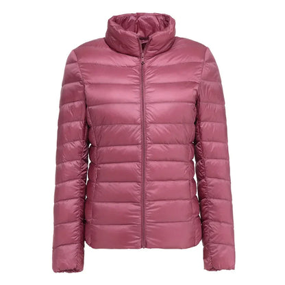 2025 nouveau UZZDSS automne femmes ultraléger mince doudoune 90% duvet de canard blanc vestes à capuche manteaux costume vestes WYRF 1051968