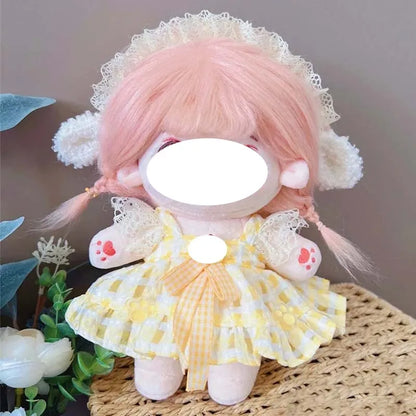 Ensemble de vêtements de poupée en coton, joli et mignon, pour poupée idole de 20cm, accessoires de déguisement, vêtements de bricolage, cadeaux pour Fans d'enfants