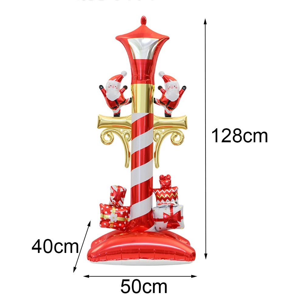 Fournitures de noël, bannière joyeux noël, ballon, bouteille de vin, autocollants, assiettes en papier jetables, pailles, décorations de fête de noël