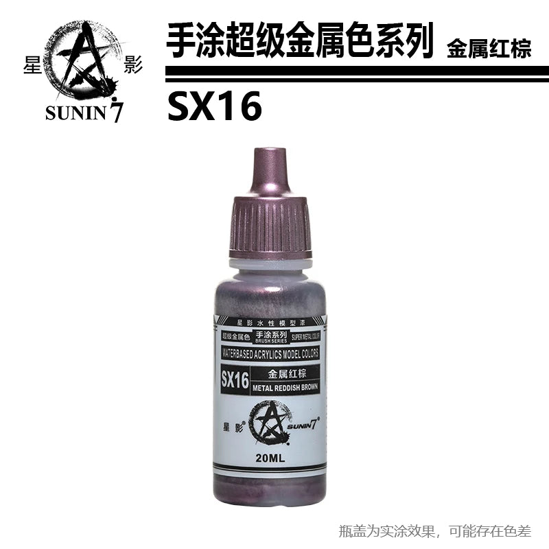 Pigment de peinture de document métallique, affaires militaires, jouets en argile faits à la main, modèle de revêtement à la main, coloration stylo SX01-SX024 revêtement Staline